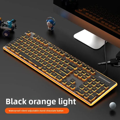 Ultra-Thin Silent Wired Mechanical Keyboard