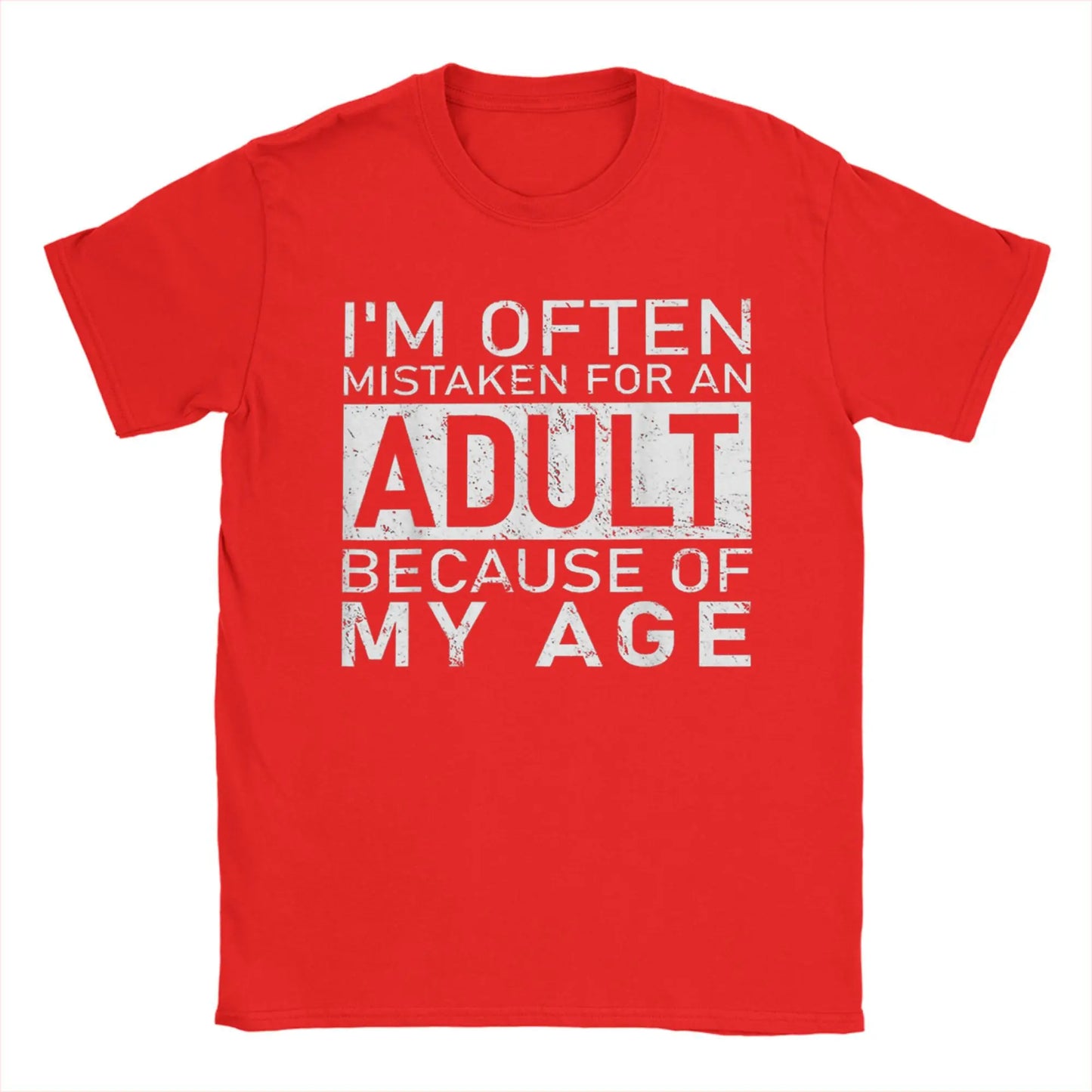 Mistaken for an Adult Mens Graphic Tee