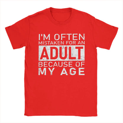 Mistaken for an Adult Mens Graphic Tee