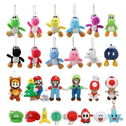 Plush Toys Keychains of Super Mario
