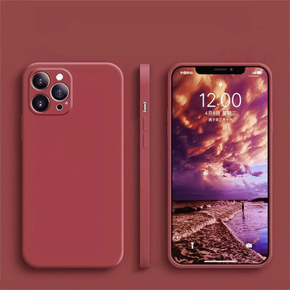 Luxury Liquid Silicone Shockproof iPhone Case - iPhone 13 Models