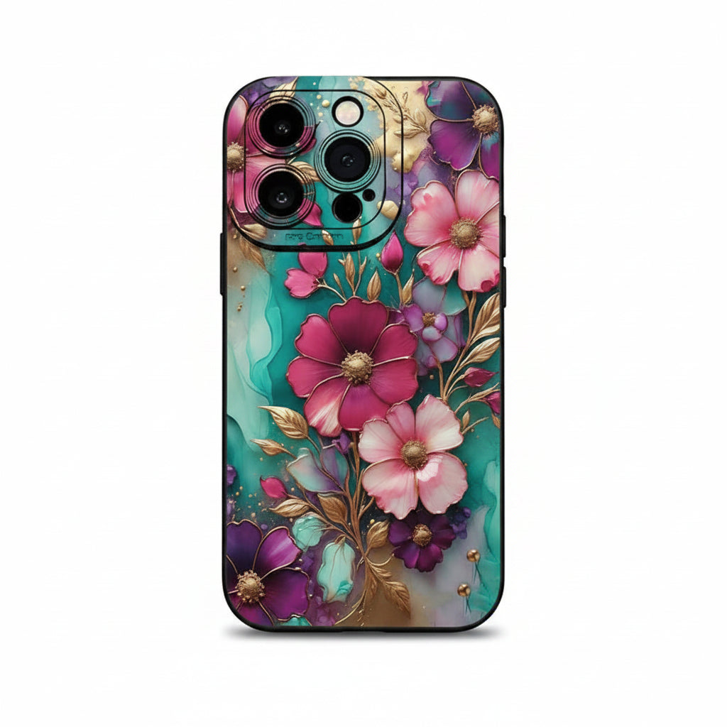 Luxurious Flowers TPU Phone Case (for iPhone)