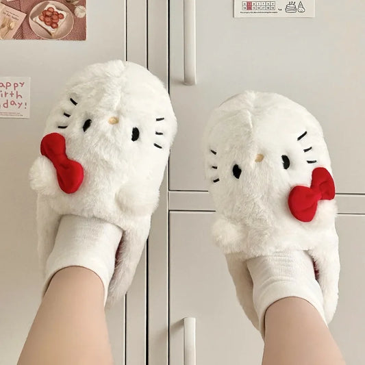 Sanrio Hello Kitty Plush Slippers