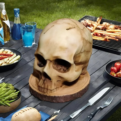 Skull Knife Block – Gothic Skeleton Kitchen Knife Holder