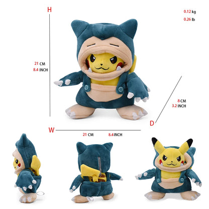 Plush Toy 20-30CM of Dress-Up Pikachu