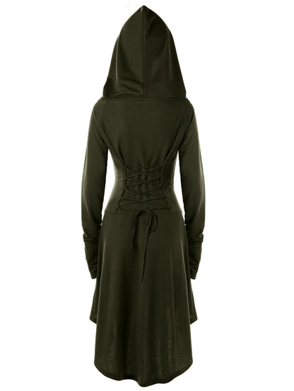 Medieval Mysterious Women's Costume Cloak