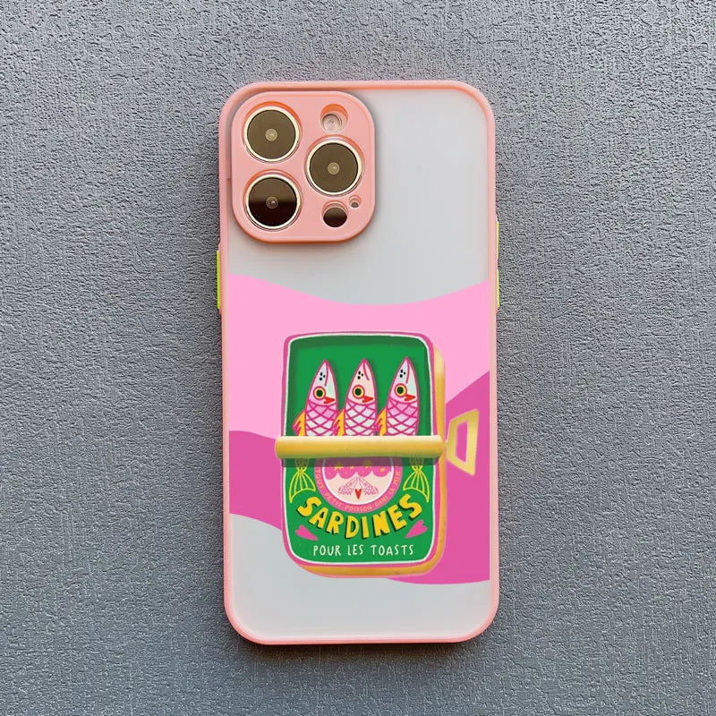 Sardines Funny Colourful Phone Case (for iPhone)
