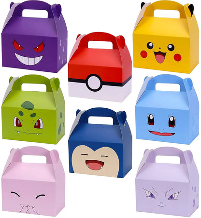 Birthday Party Favour Boxes with Poké-mon Faces