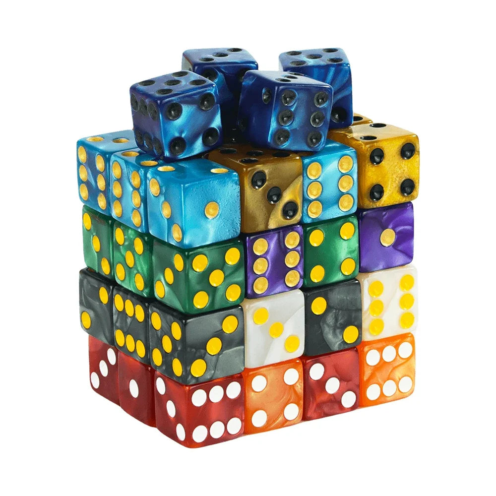 10 Piece 6-Sided Game Dice Set