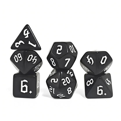 Colourful Resin Dice Set – 26 Designs for D&D and RPGs