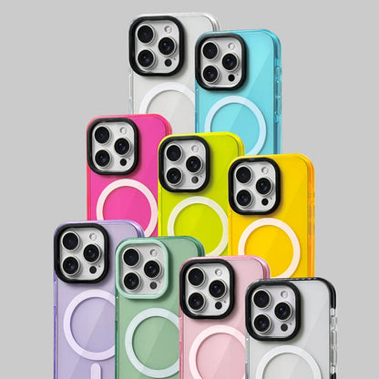 Transparent Neon Magsafe Case (for iPhone)