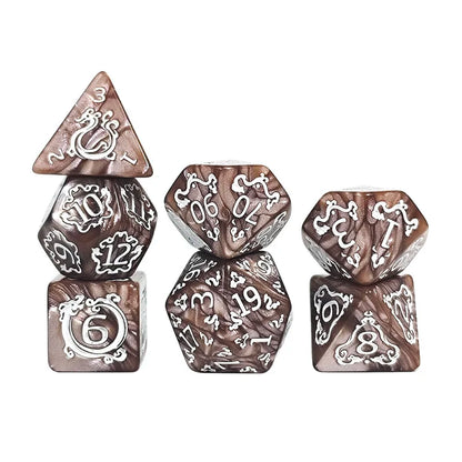 7 Piece DND Dice Set - Medieval Dragons