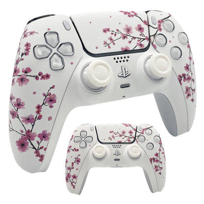 Pink Cherry Blossom PS5 Controller Cover