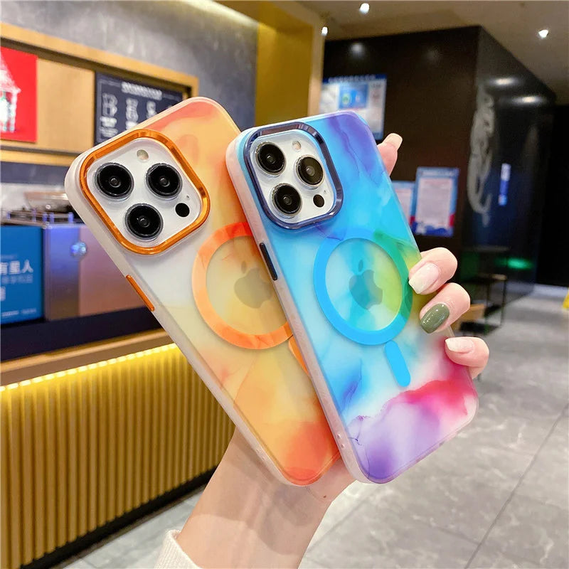 Colourful Tie Dye Magsafe iPhone Case