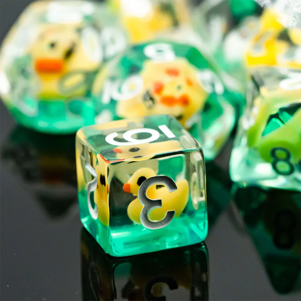 7 Piece Dice Set - Animal Themed