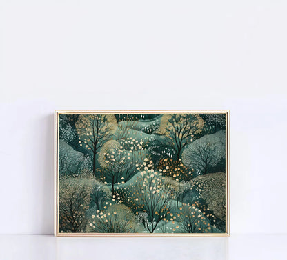 Abstract Nature Colourful Canvas Wall Art