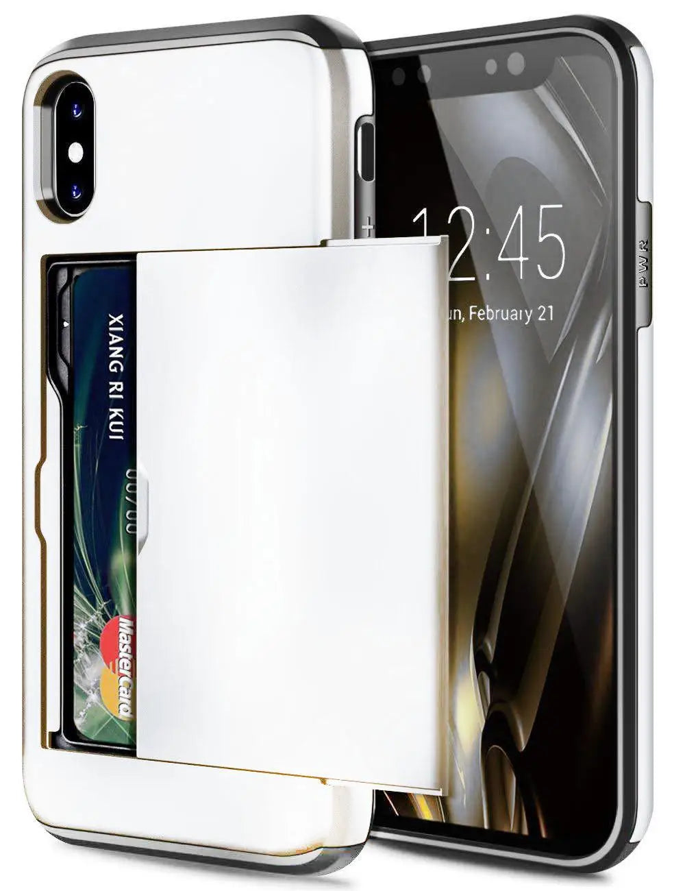 Heavy Duty Phone Case with Card Slot (for iPhone)