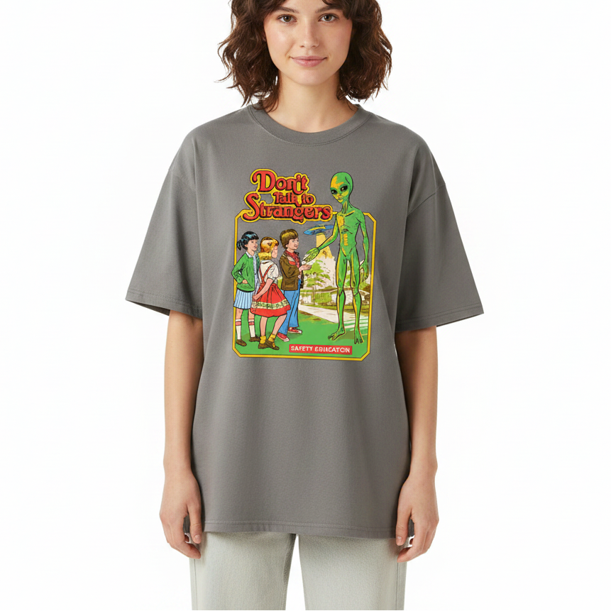 Don't Talk to Strangers Women's Graphic Tee