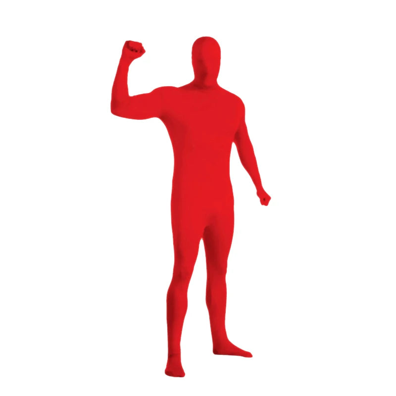 Colourful Adult Zentai Costume Bodysuit