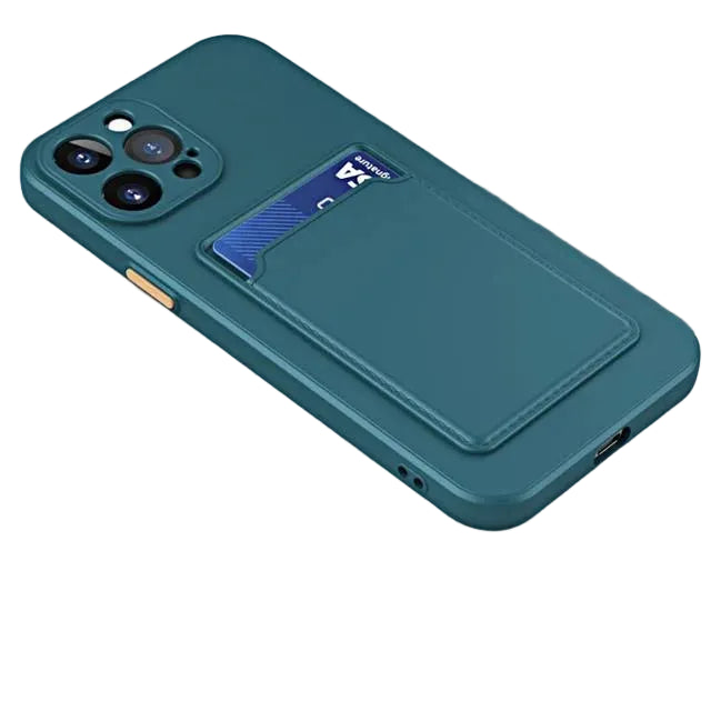 Luxury Soft Silicone Wallet Phone Case (for iPhone)