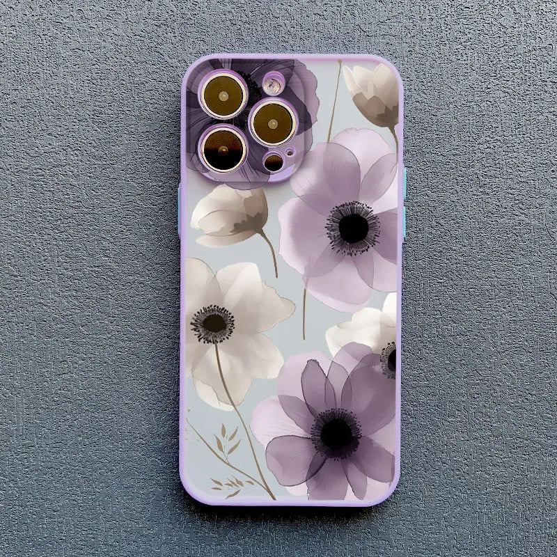 Floral Ink Wash Phone Case (for iPhone)