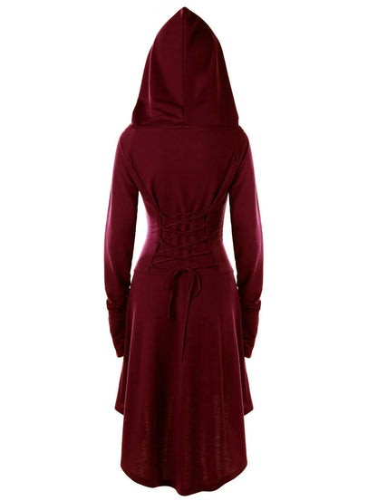Medieval Mysterious Women's Costume Cloak