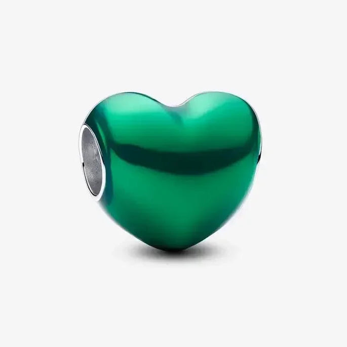 Romantic Hearts Sterling Silver Bracelet Charm