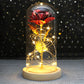 Beauty and the Beast Enchanted Rose Dome Light