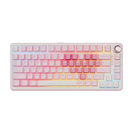 YUNZII B75 PRO Pink Mechanical Gaming Keyboard