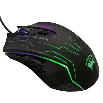 FORKA Silent Click USB Wired Gaming Mouse