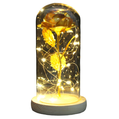 Beauty and the Beast Enchanted Rose Dome Light