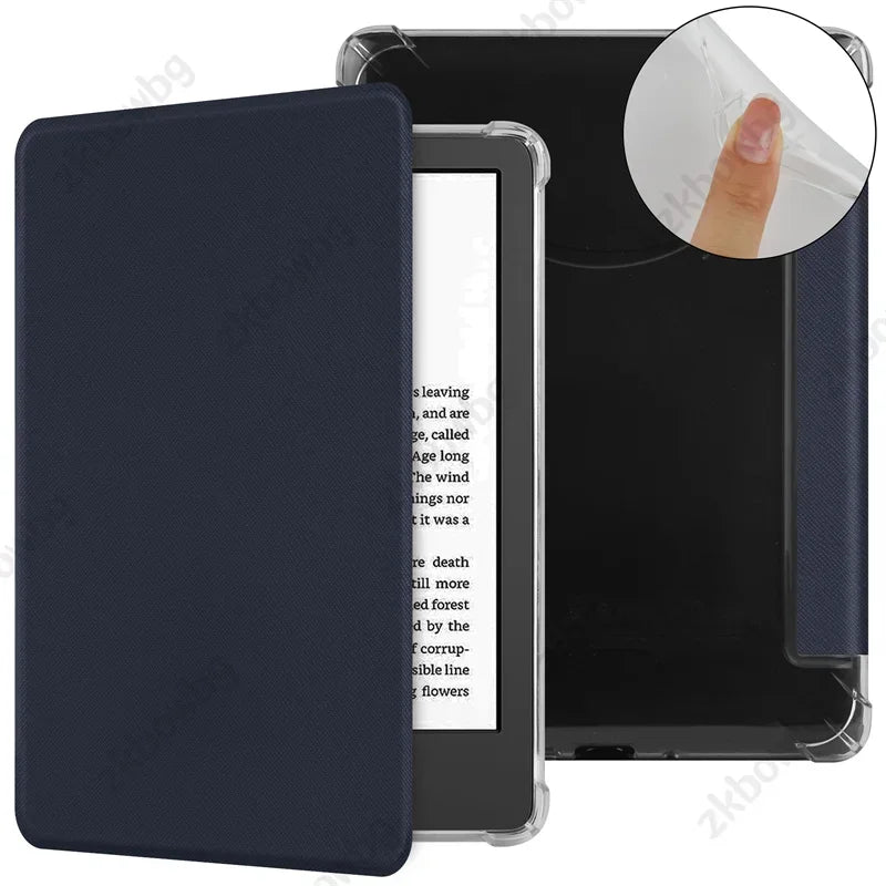 Silicone Back Smart Case for Kindle Paperwhite