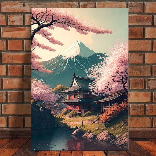Japanese Landscape Canvas Wall Art Prints