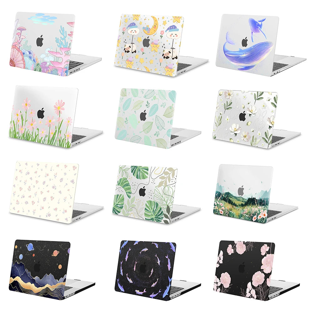 Colourful Hardshell Protective Laptop Case (for Macbook)