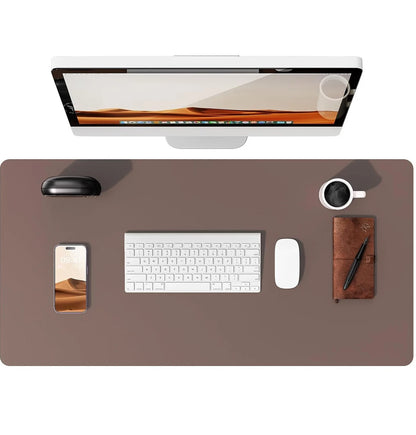 Large Colourful PU Leather Office Desk Mat