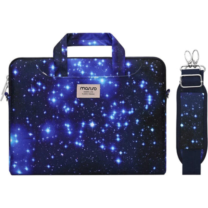 MOSISO Printed Laptop Shoulder Bag – 13–17.3 Inch