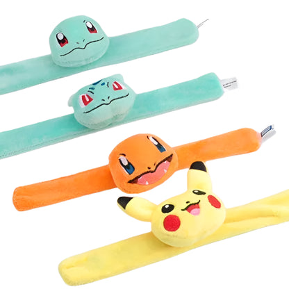 Plush Snap Wristbands of Poké-mon