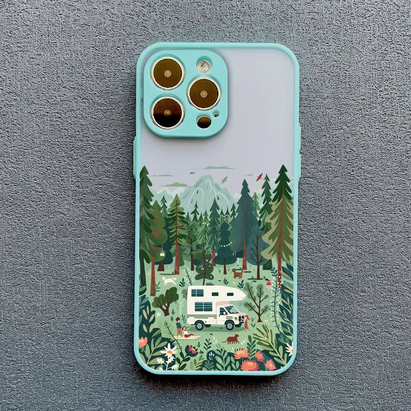Van Life Forest Landscape Phone Case (for iPhone)