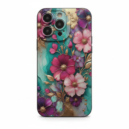 Luxurious Flowers TPU Phone Case (for iPhone)