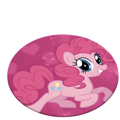 Kids Round Room Rug with My Little Pony Print