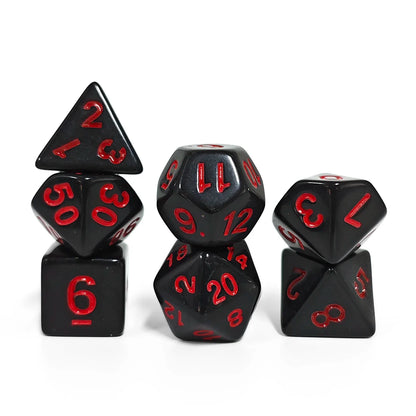 Colourful Resin Dice Set – 26 Designs for D&D and RPGs
