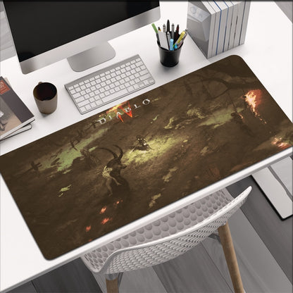 Anti-slip Computer Desk Mat of Diablo
