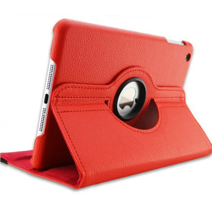 Faux Leather Case with Stand and 360 degree Rotation (for iPad)