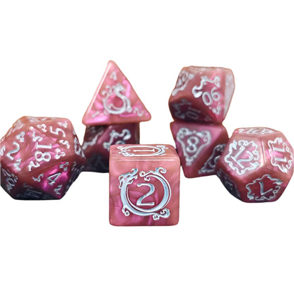 7 Piece DND Dice Set - Medieval Dragons