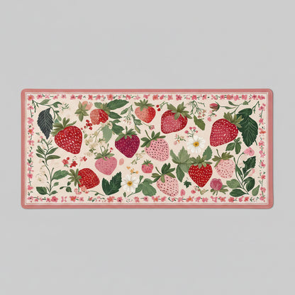 Strawberry Patch Desk Mat