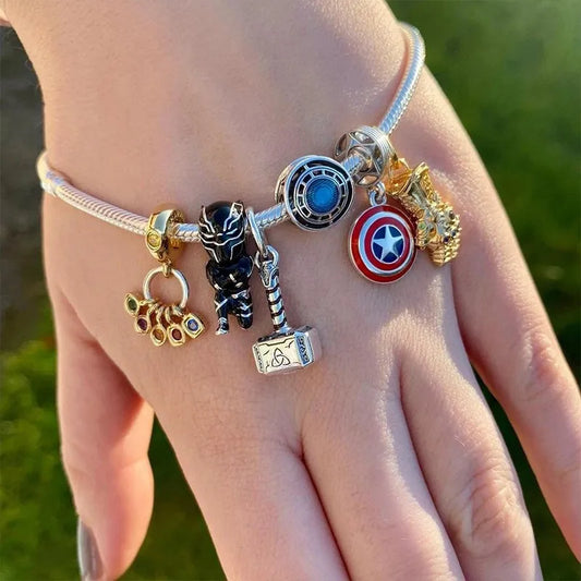 Bracelet Charms of Superhero Favourites