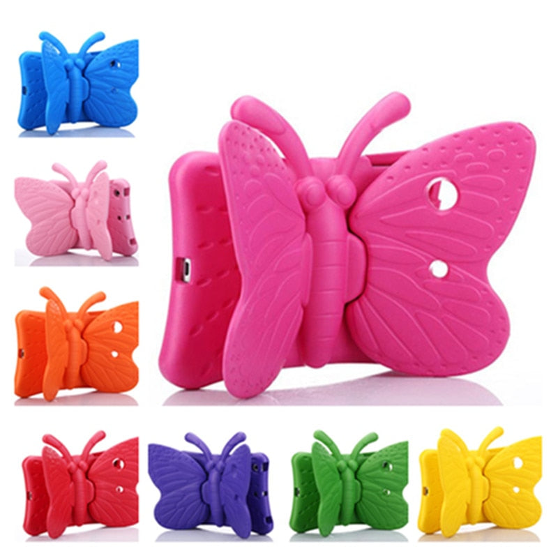 Ultra-Protection Kids Butterfly iPad Case