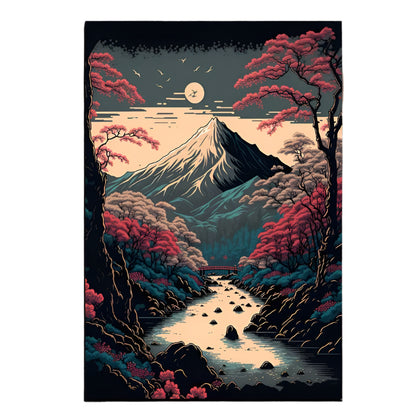 Wall Art Canvas Prints of Japanese Landscape