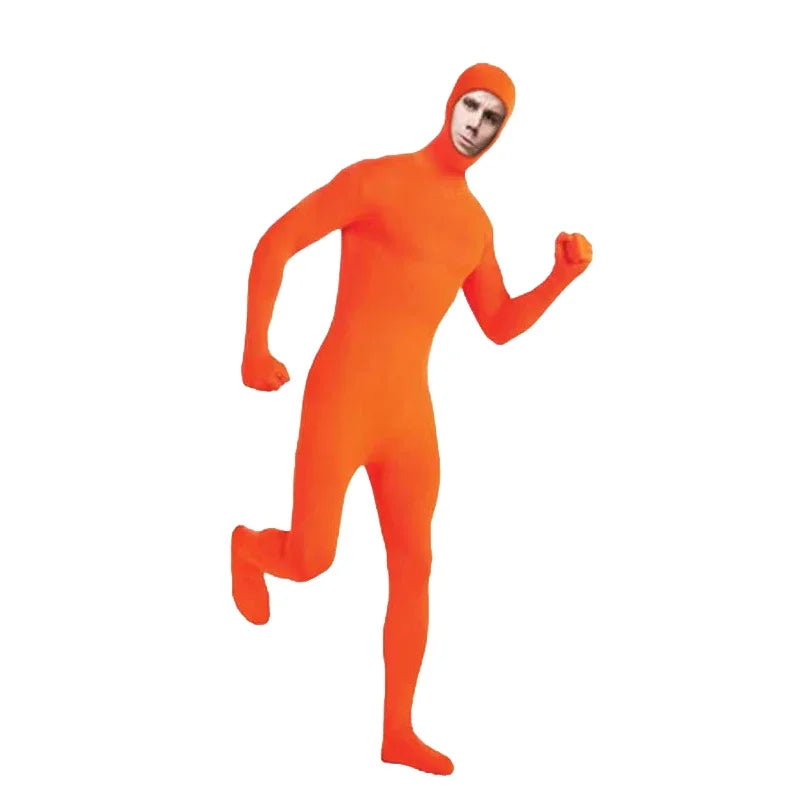 Colourful Adult Zentai Costume Bodysuit