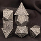 Dungeons and Dragons Metal Dice Set